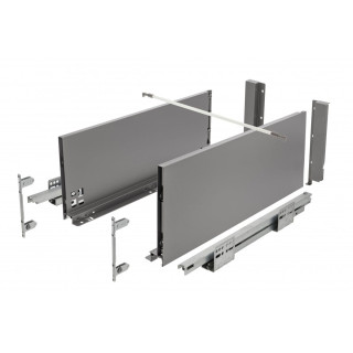 Szuflada GTV Axis Pro Push to Open 450 mm bardzo wysoka antracyt
