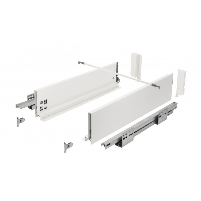 Szuflada GTV Axis Pro Push to Open 500 mm średnia biała Szuflada GTV Axis Pro Push to Open 500 mm średnia biała