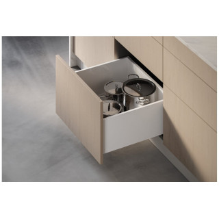 Szuflada GTV Axis Pro Push to Open 350 mm wysoka biała Szuflada GTV Axis Pro Push to Open 350 mm wysoka biała