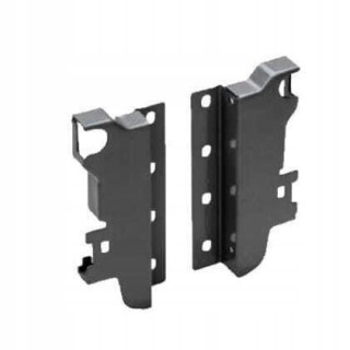 Moderní skříňka pro montáž na zadní panel vysoká antracitová PB-D-W2R0-60