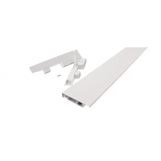 Panel pro vnitřní zásuvku GTV Modern Box čtvercový vysoký bílý