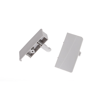 Vnitřní přední montáž GTV Modern Box čtvercová nízká šedá PB-D-WEWMOCA-KW