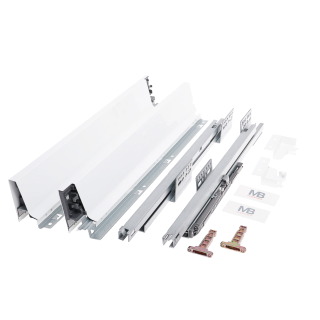 GTV Modern Box nízká zásuvka bílá 500 mm PB-KW-KPL500A1