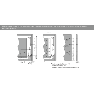 GTV Modern Box vysoká zásuvka bílá 500 mm PB-KW-KPL500C1 GTV Modern Box vysoká zásuvka bílá 500 mm PB-KW-KPL500C1