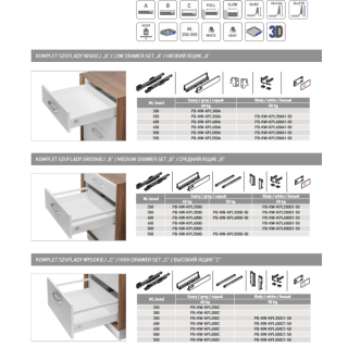 GTV Modern Box vysoká zásuvka bílá 500 mm PB-KW-KPL500C1 GTV Modern Box vysoká zásuvka bílá 500 mm PB-KW-KPL500C1