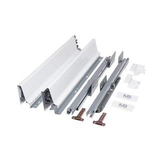 GTV Modern Box 550 mm kulatá nízká bílá zásuvka