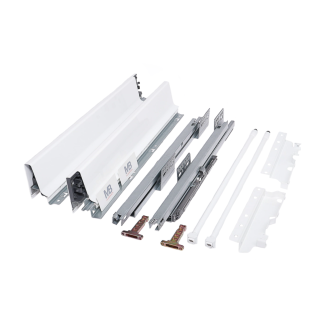 GTV Moderní skříňková zásuvka 450 mm vysoká bílá PB-D-KPL450C1