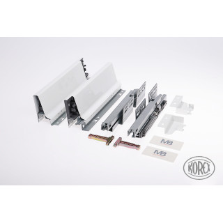 GTV Modern Box 250 mm kulatá nízká bílá zásuvka