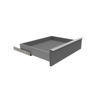 SEVROLLBOX SLIM 3D nízká zásuvka 500 mm grafitová