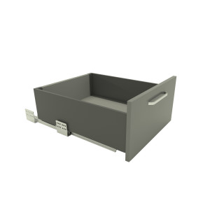 SEVROLLBOX SLIM zásuvka vysoká V-199mm 500mm Grafitová barva