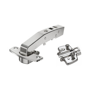 HETTICH SENSYS 8639i 95° paralelní nábytkový závěs s měkkým zavíráním (9088021) + vodítko (9071666)