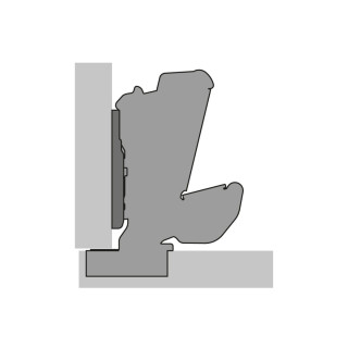 Nábytkový závěs HETTICH SENSYS 8687 165° (9099660) + posuvný (9071576) Nábytkový závěs HETTICH SENSYS 8687 165° (9099660) + posuvný (9071576)