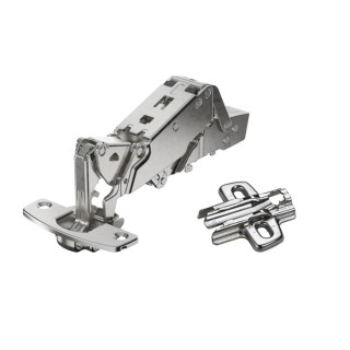 HETTICH SENSYS 8657i 165° nábytkový závěs s měkkým zavíráním (9099540) + výsuv (9071576)