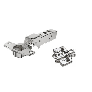 HETTICH SENSYS 8645i 110° dvojitý 1/2 nábytkový závěs (9071206) + pojezd (9071666)