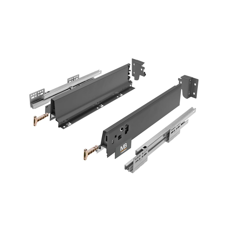 GTV Modern Box 550 mm čtvercová nízká antracitová zásuvka GTV Modern Box 550 mm čtvercová nízká antracitová zásuvka