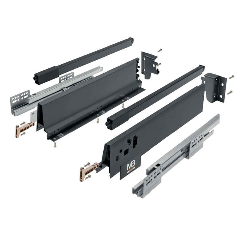 GTV Modern Box zásuvka 300 mm čtvercová vysoká antracitová GTV Modern Box zásuvka 300 mm čtvercová vysoká antracitová