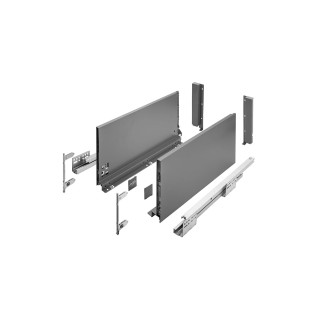 Szuflada GTV Axis Pro 300 mm bardzo wysoka antracyt